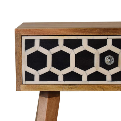 Bone Inlay Tapered Bedside