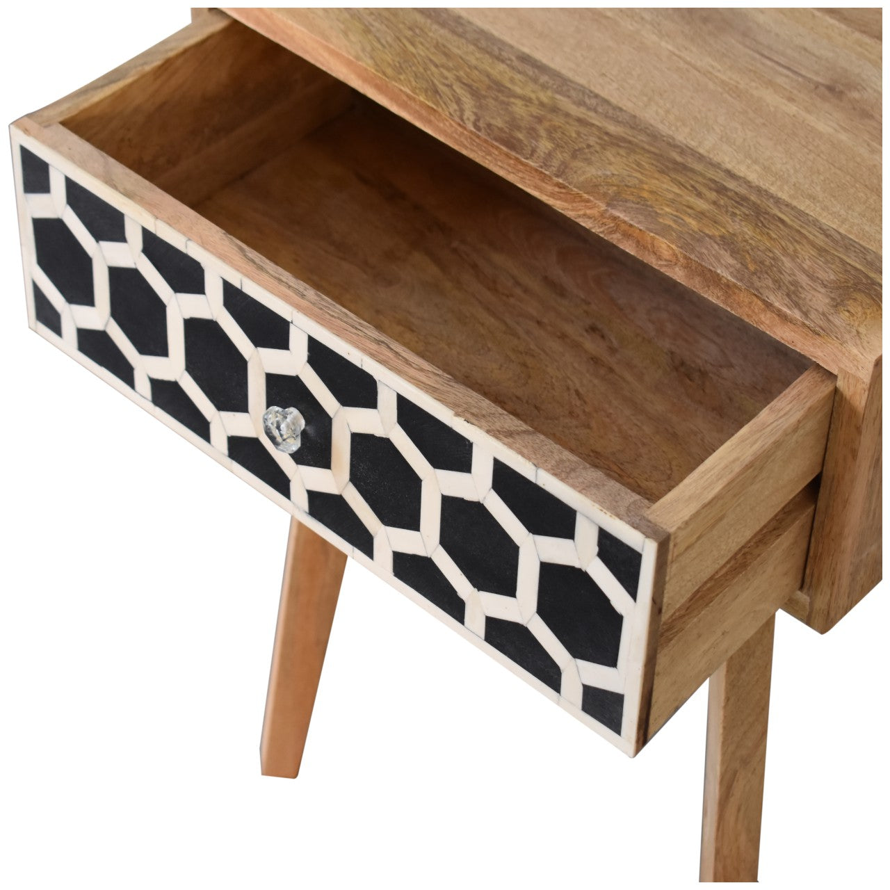 Bone Inlay Tapered Bedside