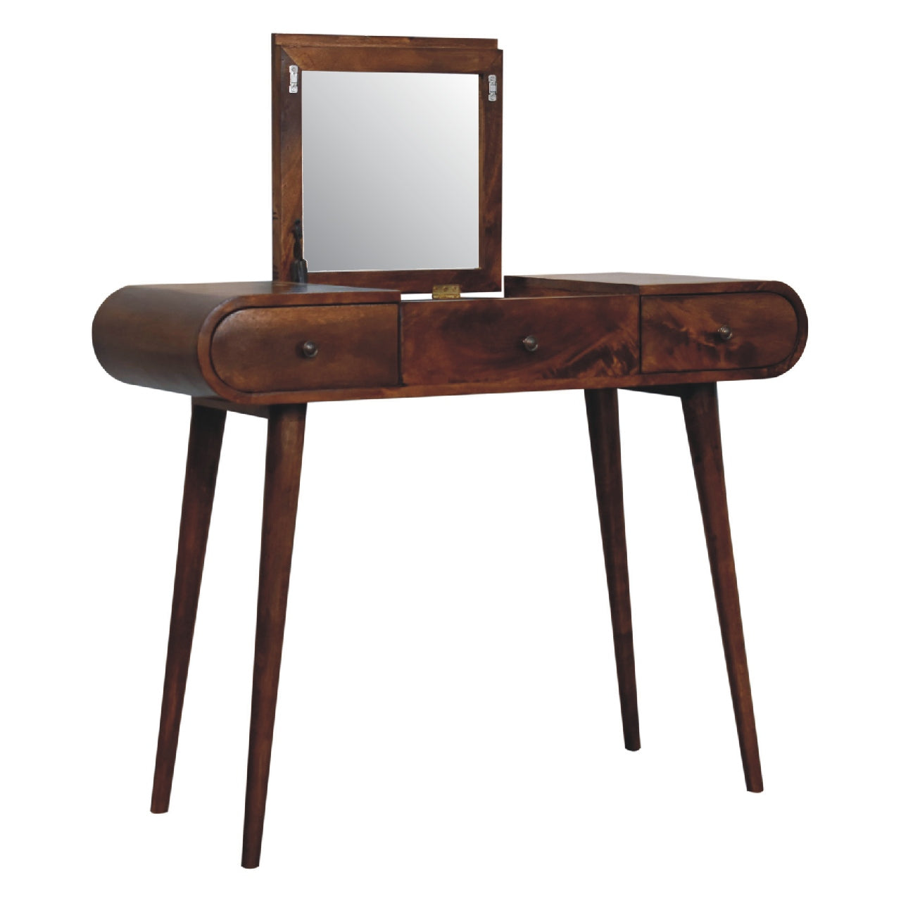 Chestnut Mirror Dressing Table