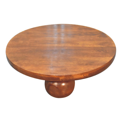 Chestnut Central Ball Table