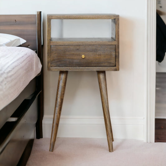 Mini Grey Washed Bedside